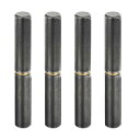 バ レルヒンジ溶接 120x17.5 mm (LxD) 炭素鋼 溶接可能 取り外し可能 バ レルヒンジ 金属ゲートスイングドアトレーラーランプ用 9 mmピン外径 4個