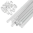 50個 らせん状金属コルセットボーン 1/4"x 14"亜鉛メッキ炭素鋼ボーン 事前カットされた鋼ボーン 先端にキャップヘッドが付いています。コルセット ガウン 衣装 手芸 縫製用