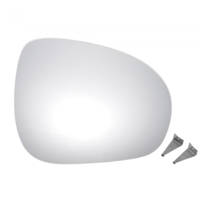 X AUTOHAUX フィアットに対応500X 2015-2022用の右側助手席ミラーガラス交換品W / バッキングプレートコンベックスヒーター付きホワイトガラス。