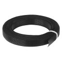 裁縫用ボーン 1個5ヤード12mm - ポリエステル製スルータイプの低密度コルセットボーン ウェディングドレス 花嫁ガウン用(黒)(4)