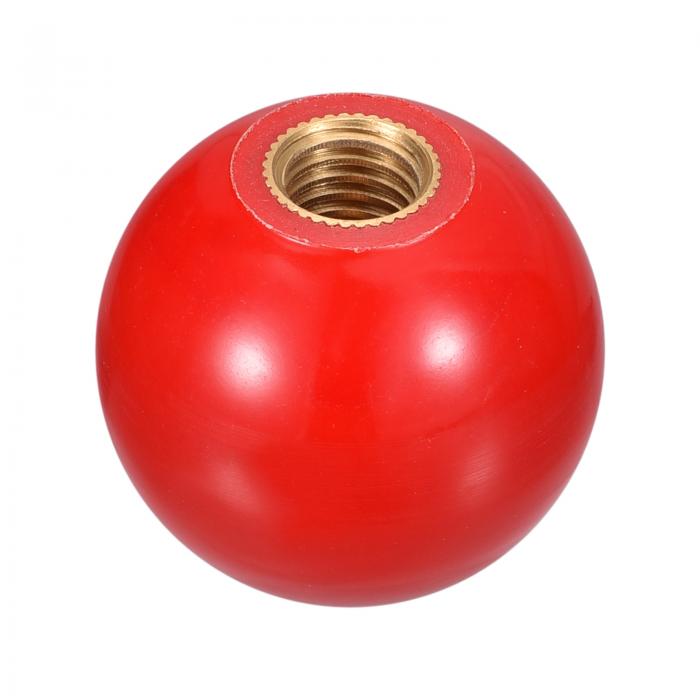 ねじ付きボールノブ M8メスねじ熱硬化性ボールノブ32mm径ラウンド操作ボールハンドル 機械レバーハンド..