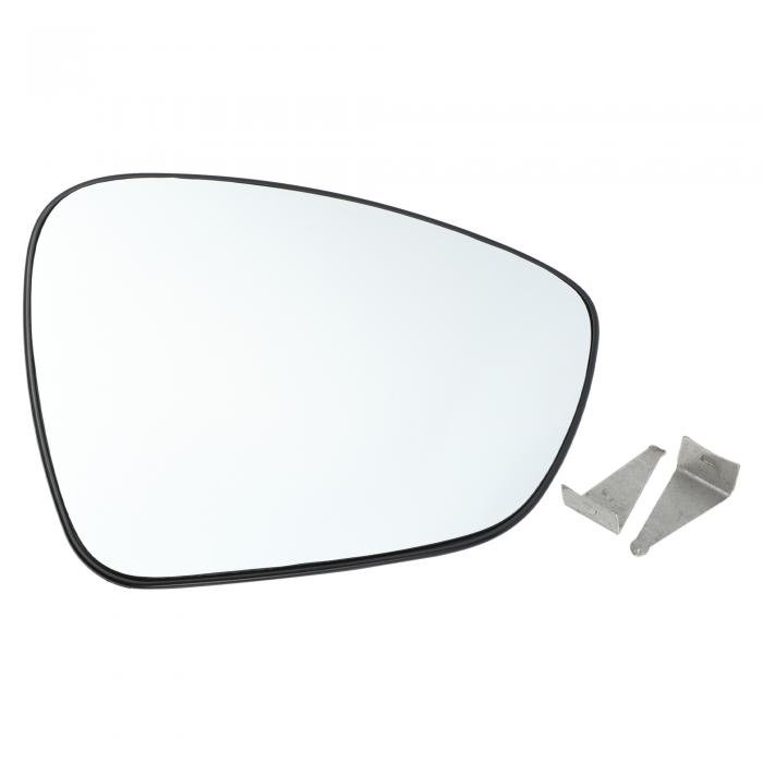 X AUTOHAUX シトロエンに対応C3エアクロス2017-2023用の右側助手席ミラーガラス交換W / バックプレートヒーター付きホワイトガラス