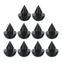 10個入り ホールプラグ 3/16" (6.1mm) ボタンプラグ 4.5mm穴に適合 スナップインロックホールチューブプラグ ジェルチューブ 防水プラグ チューブプラグ 黒