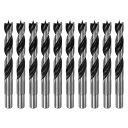 10個のブ ラッドポイ ントドリルビット14mm(35/64
