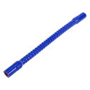 X AUTOHAUX 1個 内径16mm/0.63" 長さ400mm 15.75" 0度 ストレート ブルー レッド スレッド シリコンホース シリコンチューブ インタークーラー ターボ インテーク ラジェーターホース 冷却 接続ホース 汎用 耐久 耐熱ホース 各種類機械適用 クーラント 自動車