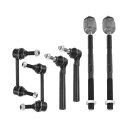 X AUTOHAUX ハマーに対応H3 2006-2010用フロントサスペンションキットアウターインナータイロッドエンドフロントスウェイバーリンク