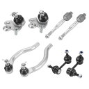 X AUTOHAUX Hondaに対応シビック2006-2011 1.8Lモデル用のフロントサスペンションキットインナーアウタータイロッドエンドフロントスウェイ...
