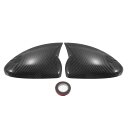 X AUTOHAUX Chevroletに対応クルーズ(J300)用のペアカーリアビュードライバーパッセンジャーサイドミラーカバーキャップオーバーレイブラックカ...