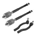 X AUTOHAUX トヨタに対応ソラーラ04-08用レクサスに対応ES330 04-06用4個フロントインナーアウタータイロッドエンドキットサスペンションステアリングタイロッドエンドドラッグリンクNo.ES80603/EV420