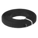 裁縫用ボーン 1個入り5ヤード12mm - ポリエステル製通し式高密度コルセットボーン ウェディングドレス 花嫁ガウン用(黒)(4)