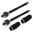 X AUTOHAUX トヨタに対応シエナ2004-2010用のサスペンションステアリングタイロッドエンドのフロントインナータイロッドエンドキット4個。ドラッグリンクNo.EV80893