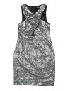 Allegra K レディース ホルターネック ノースリーブ ボディコン ミニドレス スパンコールワンピース ダンス パーティー ブラック XS