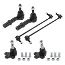 X AUTOHAUX 2011-2012年用GMCに対応 Acadia用6個セットのフロントサスペンションキット アウタータイロッドエンド フロントスウェイバー...