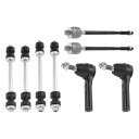 X AUTOHAUX Fordに対応エ クスプローラー2006-2010用のフロントサスペンションキットインナーアウタータイロッドエンドフロントリアスウェイバー...