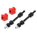 X AUTOHAUX Fordに対応F-150 2005-2008用フロントスウェイバーリンクスタビライザーリンクキット ブッシュ付きサスペンションキットNo.5L3Z5K483DA/5L3Z5484AA