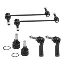 X AUTOHAUX Fordに対応 マスタング 2005-2009用フロントサスペンションキット アウタータイロッドエンド フロントスウェイバーリンク ロワー...