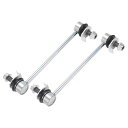 X AUTOHAUX Nissanに対応エルグランド2002-2010用2個フロントスウェイバーリンクスタビライザーリンクキットサスペンションキットNo.54617WL010