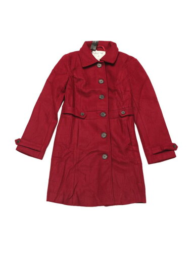 Allegra K ロング アウトウェア 冬 コート ポケット付きジャケット シングルブレスト レディース ワインレッド XL Allegra K ロング アウトウェア 冬 コート ポケット付きジャケット シングルブレスト レディース ワインレッド XL