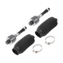 X AUTOHAUX Acuraに対応TL 2004-2008 Hondaに対応アコード2003-2007用の4個のフロントインナータイロッドエンドキット サスペンションステアリングタイロッドエンド ドラッグリンクNo.EV80210