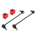 X AUTOHAUX 1セットのフロントスウェイバーリンクスタビライザーリンクキット GMCに対応TerrainおよびChevroletに対応 Equinox用ブッシング付きサスペンションキット 品番15779960/15779961/25918986