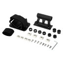 X AUTOHAUX 1セットのユニバーサルクイックリリース自転車フォークマウントラックセット 屋根キャリアマウントネジストラップ アルミニウム合金防食性