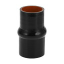 X AUTOHAUX 1個 内径63 mm-57mm 長さ127mm ブラック カーシリコンホース シリコンチューブ インタークーラー ターボ インテーク ラジ...