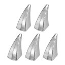 5セット キャットクロース パイ ク 27 x 16mm 角ねじリベット 革工芸用金属ねじ付きスタッズ レザーカスタムパンクスタイルDIY衣類アクセサリー シル...