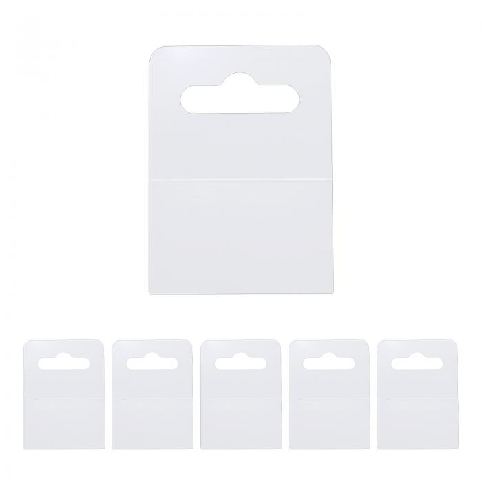 200個 クリア粘着性ハングタブ 2.17"L x 1.57"W 自己粘着性ハングタブ スロット穴付き 販売アイテム店..
