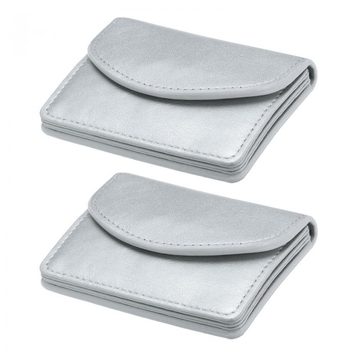 PUレザービジネスカードケース 2個