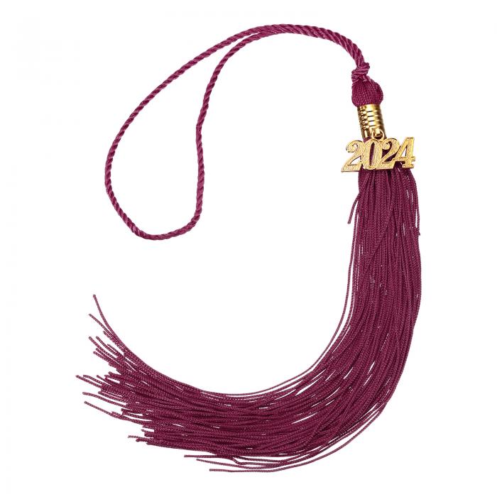 2024年卒業タッセル 2024年 金色装飾付き卒業帽タッセル DIY用 卒業式 パーティーや記念式典 ため 卒業帽 装飾 ワイン