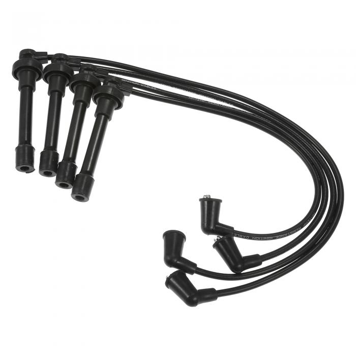 ACROPIX カースパークプラグコイルワイヤー点火コイルハーネスケーブル7mm ホンダに対応アコード1994-2002シビック1992-2000用 No.32700PAAA02 - 4個入り