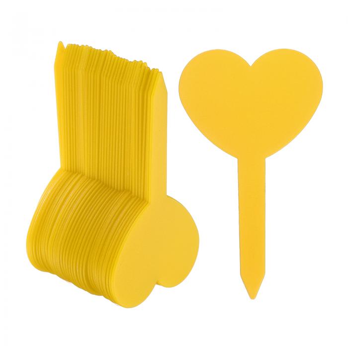 100個のプラスチック植物ラベル3.26" x 1.97"再利用可能な防水＆耐日光ガーデンタグ なえぎ ハーブ 花..