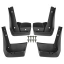 Motoforti カーマッ ドフラップ スプラッシュガード Hondaに対応アコードEXセダン4ドア2018-2019用 プラスチック製 ネジ付き 黒い 1セ...