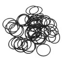 Partuto 50個入り 28mm内径 x 2mm断面厚の汎用カーオーリングシールガスケット - 車両 - 蛇口修理 トラ ック SUV トレーラーチューブシール 防水 - NBRゴム ブラ ック