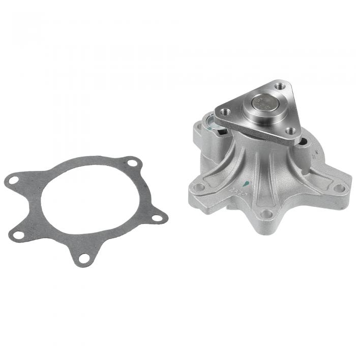 Partuto ウォーターポンプ No.1610029195/1610029426/1610029155 - Toyotaに対応エコー 2000-2005用のカーフロントエンジンウォーターポンプ - メタルシルバートーンとガスケットキット - 1セット