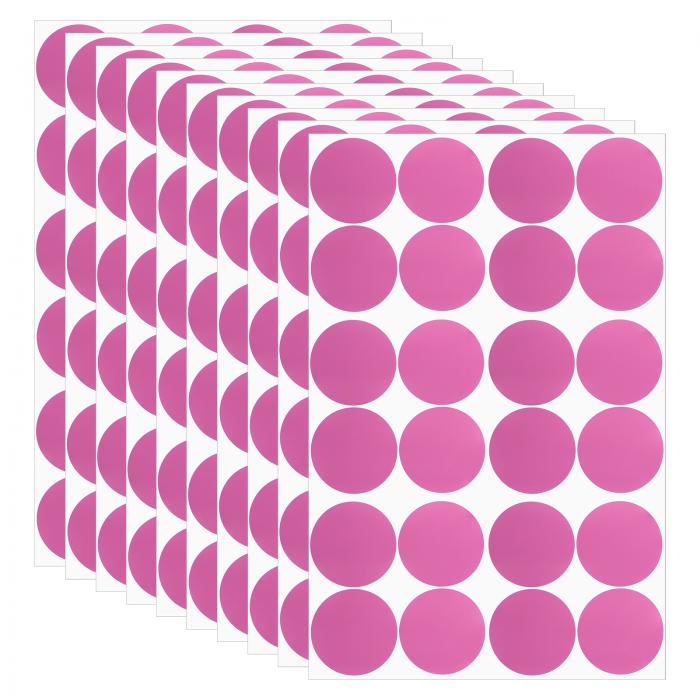 PATIKIL 丸型カラーステッカー 1.2