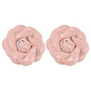 PATIKIL フラワーヘアクリップ 2個セット カメリアヘアピン フローラルブローチ ピン ハンドメイド レザーフラワーブローチ レディース ブ ライダル 女...