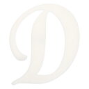 PATIKIL バッグ用 レター装飾 アルファベット装飾インサート装飾アクセサリーバッグ装飾 ゴム製ハンドバッグビーチトートバッグDIY用 ホワイトD