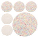 PATIKIL 植物用コースター 7" 12" 6個セット ハウスインドアアウトドアガーデニングポットキッチンテーブル用 ホワイト&カラー ホワイト