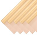 PATIKIL フラワーラッピングペーパー 20枚 フラワーブーケペーパー 防水クッションラップ クラフトペーパー 花屋用品 結婚式 卒業式 誕生日用 イエロー