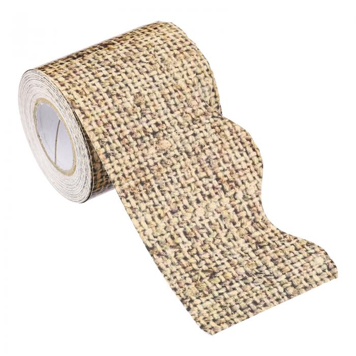 PATIKIL 5.7 cm x 10 M 掲示板ボーダー ダークウッド スカラップトリムストリップ壁装飾 ロッカー教室コルクポスター用 黒ボード ホワイトボー...