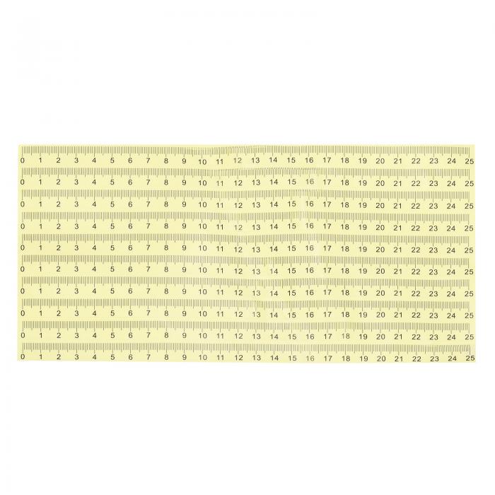 PATIKIL 粘着定規 10個入り25cm裏テープメジャーテープステッカーテープ 作業台 裁縫 ノコギリ 製図テ..