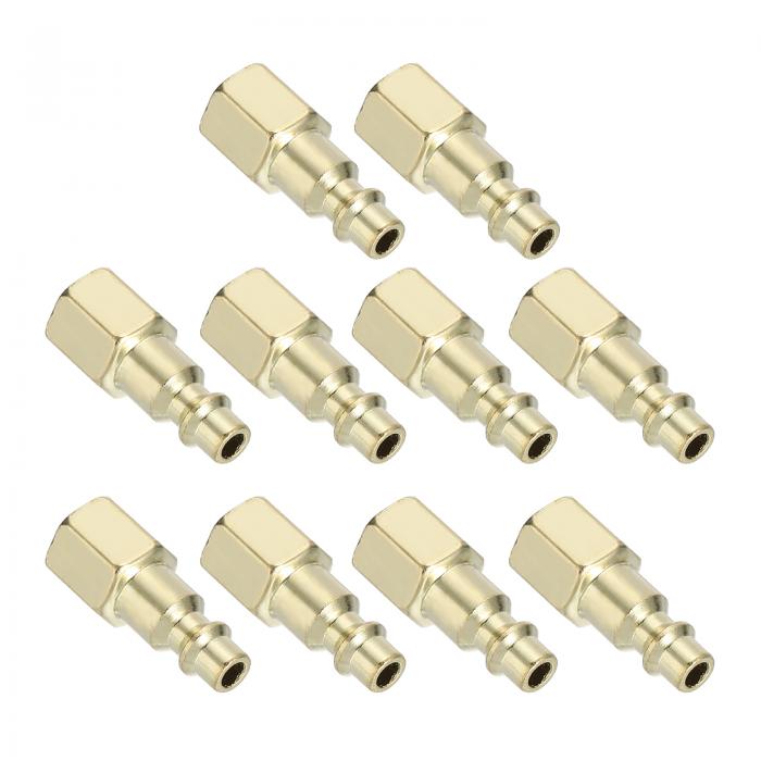 PATIKIL 1/4" メス インダストリアルエアープラグ 自動車産業用エアーコンプレッサー 機械工学用接続フ..