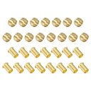 PATIKIL 12mm外径チューブ圧縮アソートメントキット 15セット 真鍮製圧縮スリーブフェルールとインサート 水・油・空気パイプ用
