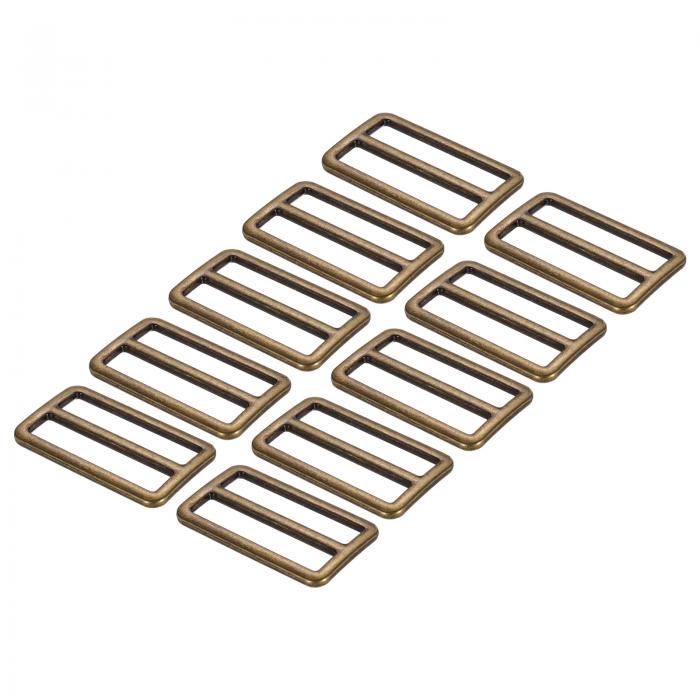 PATIKIL 1.5" トライグライドスライドボタン 10個セット バックパックバッグベルト用 調節可能なバック..