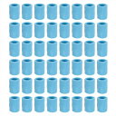 PATIKIL スポーツ用リストバンド 48個入り テニス バスケットボール ランニング用吸汗性ウエストスウェットバンド スカイブルー