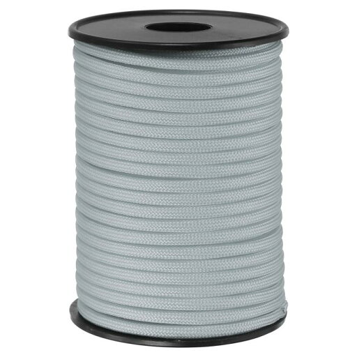 PATIKIL 100FT 550 Paracord, 9本 ストランド パラシュートコードスプール キャンプ ハイキング 釣り用 4mm サバイバルストロングロープ グレー PATIKIL 100FT 550 Paracord, 9本 ストランド パラシュートコードスプール キャンプ ハイキング 釣り用 4mm サバイバルストロングロープ グレー