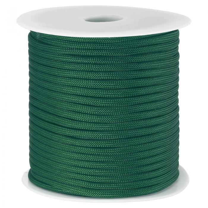 PATIKIL 164FT 550 Paracord 7本 ストランド パラシュートコードスプール キャンプ ハイキング 釣り用 4mm サバイバルストロングロープ ダーク緑