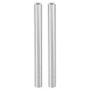 PATIKIL 2個セット M3アルミスペーサー M3メタルスペーサーアルミニウム 3 mm 内径 x 5mm 外径 x 60mm 長さ スレッド付きスペーサースクリュースタンドオフ ラウンド RCカー ドローン マザーボード用 シルバー(4)