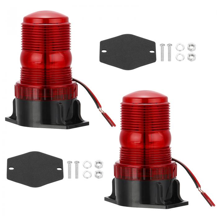 PATIKIL LEDストロボ警告灯 トラッ ク トラクター 車両屋根 フォークリフト ゴルフカート 芝刈り機 UTV..